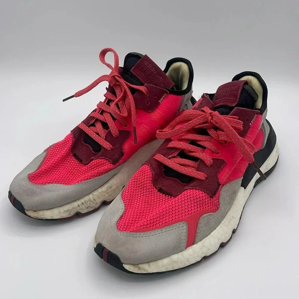 Adidas Men’s Nite Jogger Shoes, shock red